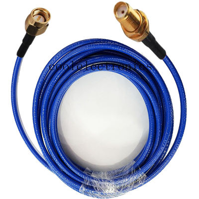 Blue Soft RG142 SMA Male to SMA female Jack RF Coax Pigtail Connector Cable 10/15/20/30/50CM 1/2/3/5/10M
