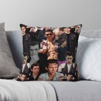 Tom Holland Collage Pillowcase Polyester Linen Velvet Printed Zip Decor Sofa Seater Cushion Case