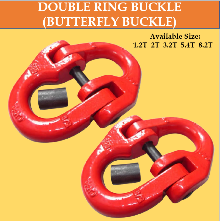 Twin Industrial 1T-8T Double Ring Butterfly Buckle Chain Sling Assembly ...