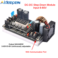 【ของแถม】Aideepen DKP6008 CNC ปรับ DC Step-Down Stabilized Power Supply Module/แรงดันคงที่และแรงดันกระแสคงที่และตารางความจุแอมมิเตอร์