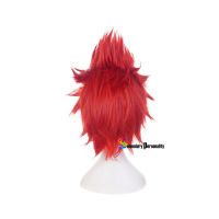 [ Star Fun]My Hero Academia Eijirou Kirishima Eijiro วิกผมสั้นชุดคอสเพลย์ Boku No Hero Academia ความร้อนสังเคราะห์ผมสีแดงผู้ชาย Party Wigs