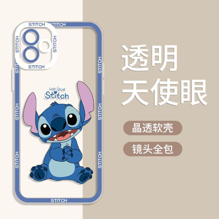 สินค้าใหม่ในสต็อก-funda-de-tel-fono-disney-stitch-การ์ตูนซิลิโคนเคสโทรศัพท์สำหรับ-iphone-14-13-12-mini-11-pro-xs-max-x-xr-5-6-7-plus-ของขวัญคู่