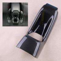 Carbon Fiber Style Rear Seat Armrest Box Anti Kick Cover Trim Fit for -V Vezel 2016 2017 2018 2019