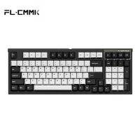 FL·ESPORTS FL980 Mechanical Keyboard 98-Key Single-Mode Wired Fullkey Switchable Axis PBT Keycap Computer Game Office Equipment