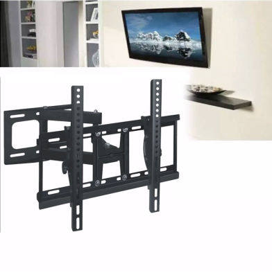 PT SHOP ขาแขวนทีวี 26"-55" LED/LCD/PDP FLAT PANEL TV WALL MOUNT รุ่น D40 พร้อมอุปกรณ์ติดตั้ง+ตัววัดระดับน้ำ