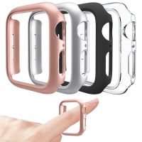 Cover For Apple Watch Case 45MM 41MM 44MM 40MM 42MM 38MM Accessories PC Protector Cover bumper iWatch Series 7 6 SE 5 4 3 case