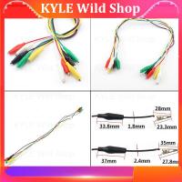 KYLE Wild Shop 5 color Alligator Clip Electric DIY Small Battery Power Cord Sheath Electric Clamp Double Head Jumper Wire Test Leads