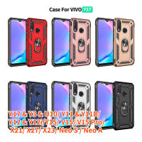 Aweven เคสโทรศัพท์เกราะกันกระแทกสำหรับ VIVO Y17 VIVO Y3 VIVO U10 VIVO Y11 VIVO X23 VIVO Y11ที่วางแหวนแม่เหล็ก VIVO Y12i VIVO Y15 VIVO V15 Pro VIVO X21 X27 VIVO Neo S/neo A A A เคสหรูหราทนทานมีขาตั้งแข็งด้านหลังผ้าคลุม