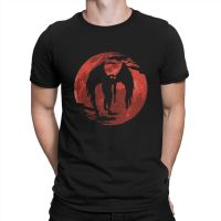 A prophet of misfortune Creative TShirt for Men Night Mothman Round Collar Pure Cotton T Shirt Personalize Clothes OutdoorWear XS-4XL-5XL-6XL