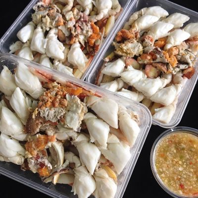 🦀เนื้อปูม้านึ่งแกะ SET 5 กล่อง