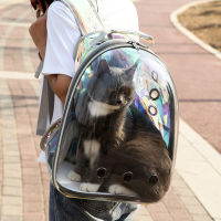 shoulders cat bag Breathable Carriers Small Dog Cat Backpack Travel Space Capsule Cage Transport Bag