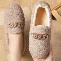 Winter Women Cotton Slippers Thick Plush Home Soft Slippers Warm Indoor Cotton Shoes New Womens Slippers Cute Fluffy Slippers