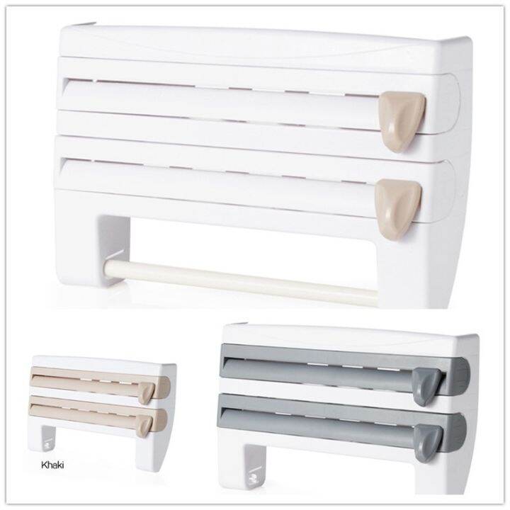 Kitchen Cling Film Storage Rack with Cutter Lazada PH