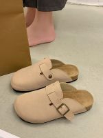 【Ready】? womens 23 new sprg and summer thick-soled -mat rkeead lf-slippers outer slip on slip-on shoes