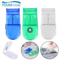 Medicine Tablet Cutter Pill Storage Box Splitter Drugs Tablet Cutter Divider Plastic Storage Case Health Care Pill Medicine Case