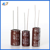 วัสดุตัวเก็บประจุด้วยไฟฟ้า 400v22uF 10X17mm ผู้ผลิตตัวเก็บประจุไฟฟ้าแรงดันสูง 22uF400V