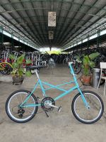 mini velo BRUNO เฟรมผ่าหวาย สีฟ้าสภาพดี