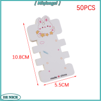 [Miqiangzi] การ์ดสำหรับผู้ใหญ่และเด็กลายกระต่ายการ์ตูนการ์ดเครื่องประดับเชือกติดผมการ์ดเครื่องประดับหมวกกระดาษการ์ดบรรจุภัณฑ์วัสดุเครื่องประดับสร้อยคอชั้นวางสร้อยข้อมือการ์ดแขวนราคา50ชิ้น