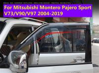 กระบังหน้ารถยนต์สำหรับ Mitsubishi Montero Pajero,V73/V90/V97 2004-2019โล่ลมรถยนต์ที่ที่บังฝนแสงแดดภายนอก