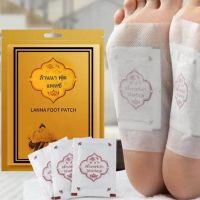 LANNA ล้านนา ฟุทแฟท ขับไล่สารพิษ โลหิตหมุนเวียนดี  [EXP01/2569] LANNA FOOT PATCH แผ่นแปะสปาเท้า ช่วยดูดสารพิษ (1ซอง10แผ่น)