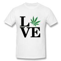 Cloocl Cotton Tshirt Love Plant Weeds Printed Men T Shirt Funny