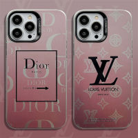MFD Cute Phone case for ipone 14 14pro 14promax 11 12 13promax Stylish and beautiful print doodle pattern High-end shockproof hard case New Design Luxury Brand Rose red