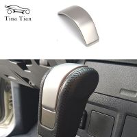 Silver Gear Shift Knob Decorator Cover For Mitsubishi Pajero 2007 2008 2009 2010 2011 2012 2013 2014 2015 2016 2017 2018 2019