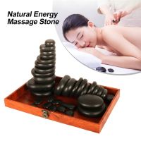 hot【DT】 Hot Stone Massage Set Stress Solan Basalt round massage tool Stones