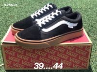 รองเท้าผ้าใบVans Old Skool Trainers Black ดำพื้นน้ำตาล sz:39-44 รองเท้าผ้าใบชายหญิง รองเท้าแฟชั่น รองเท้าผ้าใบผช รองเท้าผ้าใบผญ (รีวิวจากงานจริง) G25A051