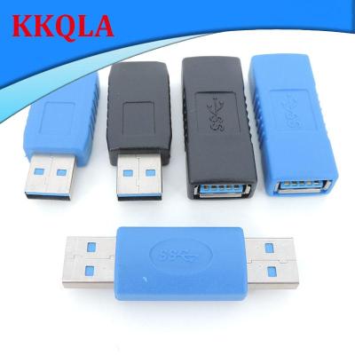 QKKQLA USB 3.0 Type A Male female To Female male Adapter Connector USB3.0 AM To AF Coupler Converter for Laptop PC cable Extender
