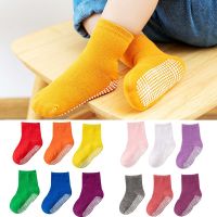 [HEME LL] 6Pairs a Lot 0 7Years Cotton Boys Girls Infant Toddler Kids Children Baby Non Slip Grips Socks Fall Winter Spring Summer