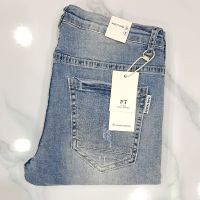 กางเกงยีนส์ผู้ชาย กางเกงผู้ชาย ยี่ห้อNOVECTY JEANS รหัส MT9204 สียีนส์ซีด กางเกงยีนส์ยืด,ขาเดฟ,ซิป