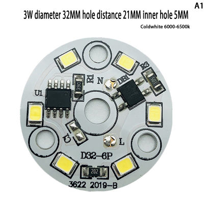 Luhuiyixxn หลอดไฟทรงกลมสีขาวอบอุ่นเย็น3W 5W 7W 9W 12W 15W 220 W AC V-240V SMD สำหรับหลอดไฟไม่จำเป็นต้องมีไดรเวอร์ชิป LED