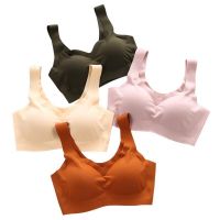 《Mega Deal》 Elegant Seamless Women Push Up Sleeping Yoga Sports Exercise y Breathable Innerwear Lingerie