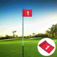 Golf Green Flag Flagsticks Numbered Nylon Driving Range Outdoor Products Putting Banner Pennant Golfing Supplies Training Towels