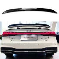 2019 To 2022 For Audi A7 S7 RS7 Sportblack 4KA Spoiler By Gloss Black Carbon Fiber High Quality ABS Rear Spoiler Trunk Wing Electrical Connectors