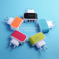 100ชิ้น/5โวลต์2A เครื่องชาร์จ USB 3พอร์ตอะแดปเตอร์ติดผนังสำหรับชาร์จ IPhone IPad