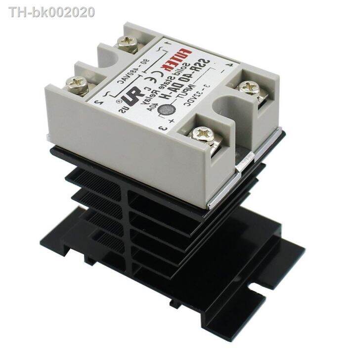 ssr-40-da-h-dc-ac-solid-state-relay-ssr-40a-3-32v-dc-90-480v-ac-w-heat-sink