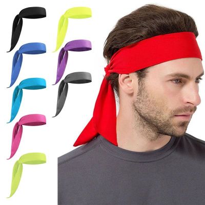 Elastic Sweatband Sports Gym Headband Anti-Slip Women Men Breathable Basketball Fitness Yoga Volleyball Cycling Hair Band
