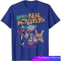 2023 New Rugrats in Paris Post-90s cartoon Nickelodeon pattern mens cotton round neck short-sleeved T-shirt