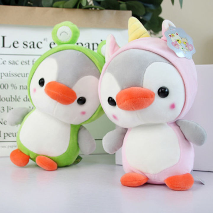 xuechuangying-kids-toys-cute-animal-doll-keychain-penguin-cosplay-dinosaur-small-stuffed-toy-penguin-cosplay-bee-penguin-plush-toy-penguin-cosplay-fro