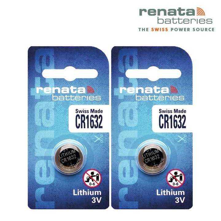 Renata CR1632 Watch & PC Batteries (2) | Lazada PH