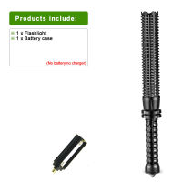 Baseball Bat LED Flashlight CREE L2 Super Bright Zoomable waterproof outdoor lamp alu. alloy Torch for Emergency Self Defens