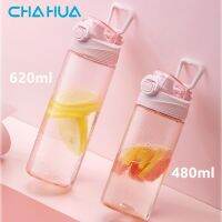 CHAHUA 1pcs 480ml/620ml Tritan Plastic Water Bottles Cup Outdoor SportsTransparent Food Grade Portable Water Bottles Student