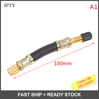 IPTY Braided FLEXIBLE hose ยางรถล้อยางวาล์วก้านขยายท่ออะแดปเตอร์