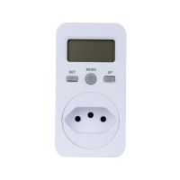 ▧❁❈ Brazilian Small Screen Power Metering Socket Electric Power Monitor Intelligent Billing Socket Billing Device