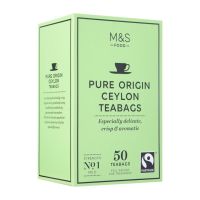 Marks &amp; Spencer Pure Origin Ceylon Tea มาร์ค แอนด์ สเปนเซอร์ ชา เพียว ออริจิน ซีลอน (นำเข้าจากอังกฤษ) 50 Teabags.