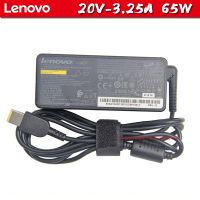 Used Lenovo Charger X240 G400 G40 Laptop Adapter 20V3.25A power cord T440S Thinkpad square