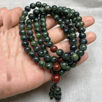 Natural Tibetan Jade Medicine Wangshi Live Magnetic 108 Multi-circle Bracelet Health Care Men and Women Bracelets Jewelry