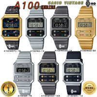 ของแท้100% คาสิโอ นาฬิกาข้อมือ Casio Standard Vintage A100WE-1A,A100WEPC-1B,A100WEG-9A,A100WEGG-1A A100WE-7B A100WGG-1A2 A100WEL-1A A100W A100WE A100WEG A100WEGG PACMAN ประกัน1ปี ร้าน Time4You T4U